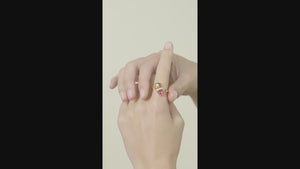 
            
                Load and play video in Gallery viewer, Beagle and Pink Cut Glass Stone Adjustable Ring
            
        