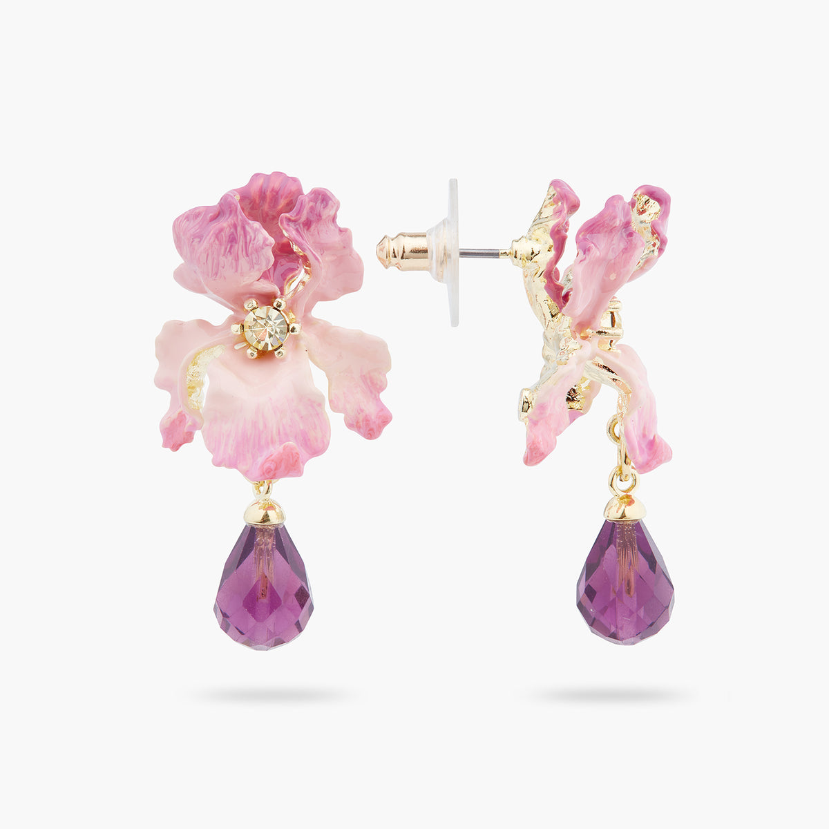✨USA EXCLUSIVE✨ Bearded Iris Post Earrings – Les Néréides