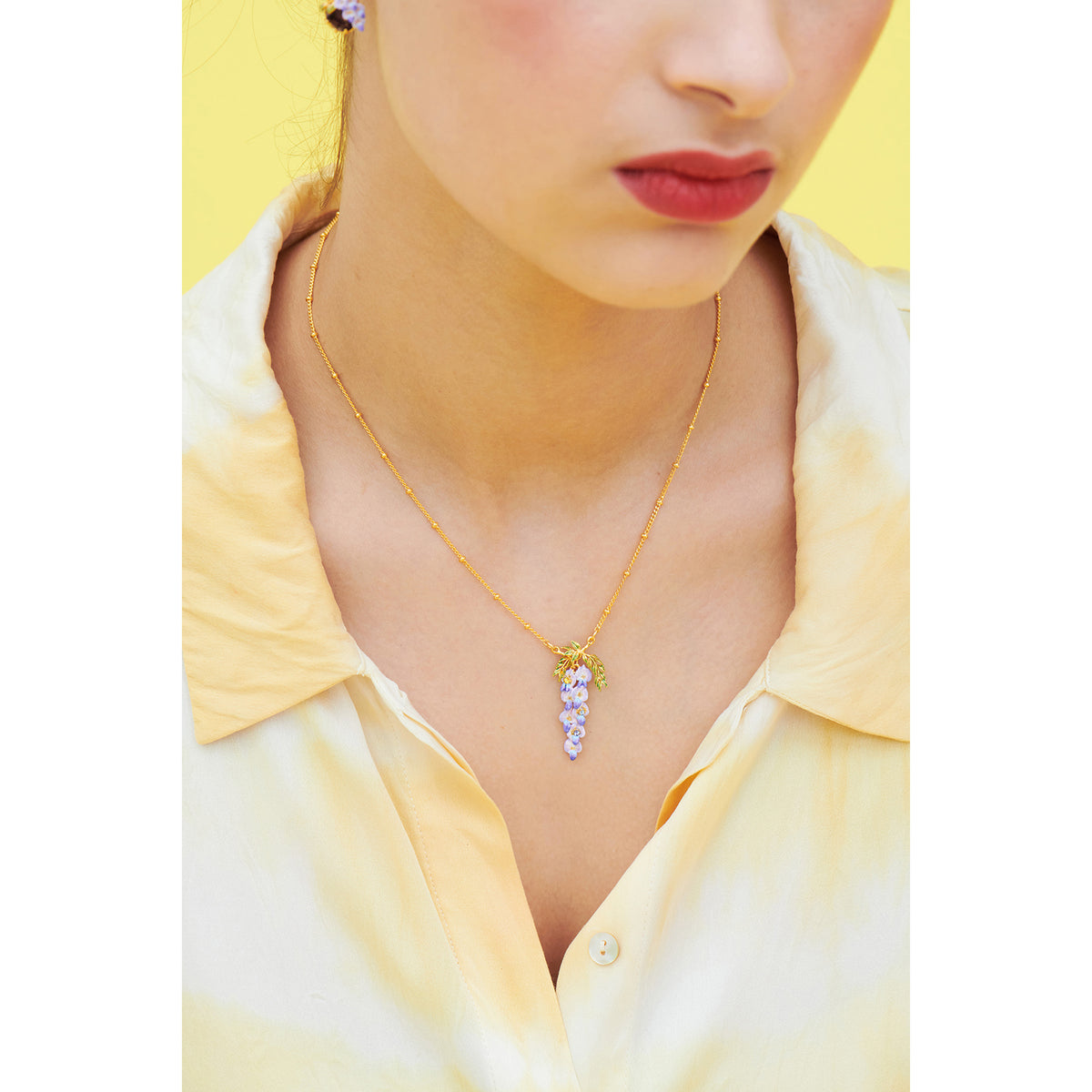 USA EXCLUSIVE Wisteria Flower Pendant Necklace Les N r ides
