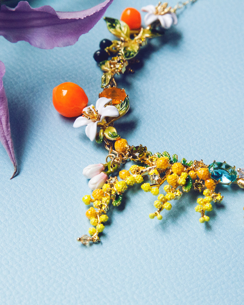 Gardens In Provence Multi Short Necklace