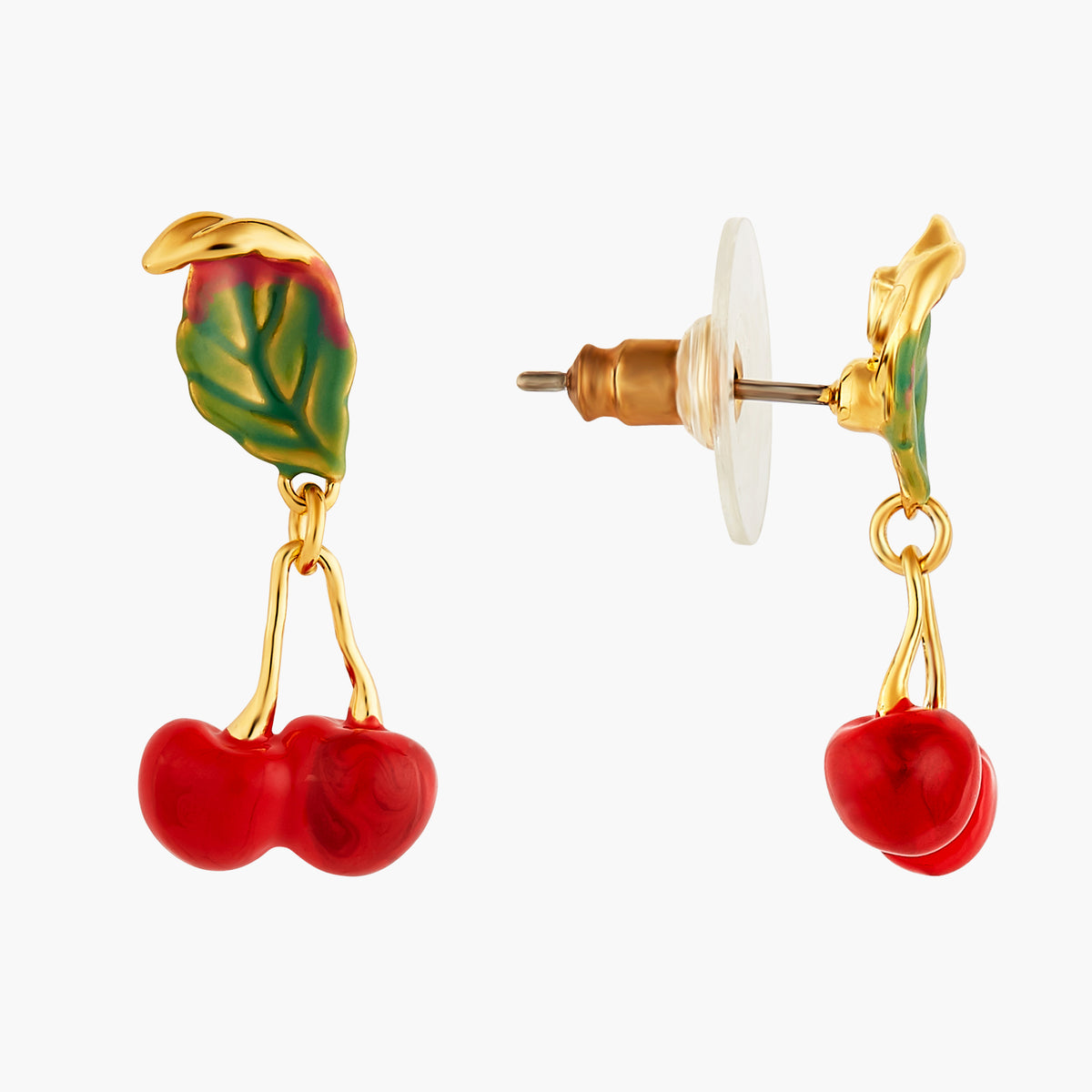 Small sales cherry earrings