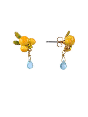 Gardens In Provence Mimosa Drop Earrings