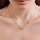 Gardens In Provence Small Mimosa Necklace
