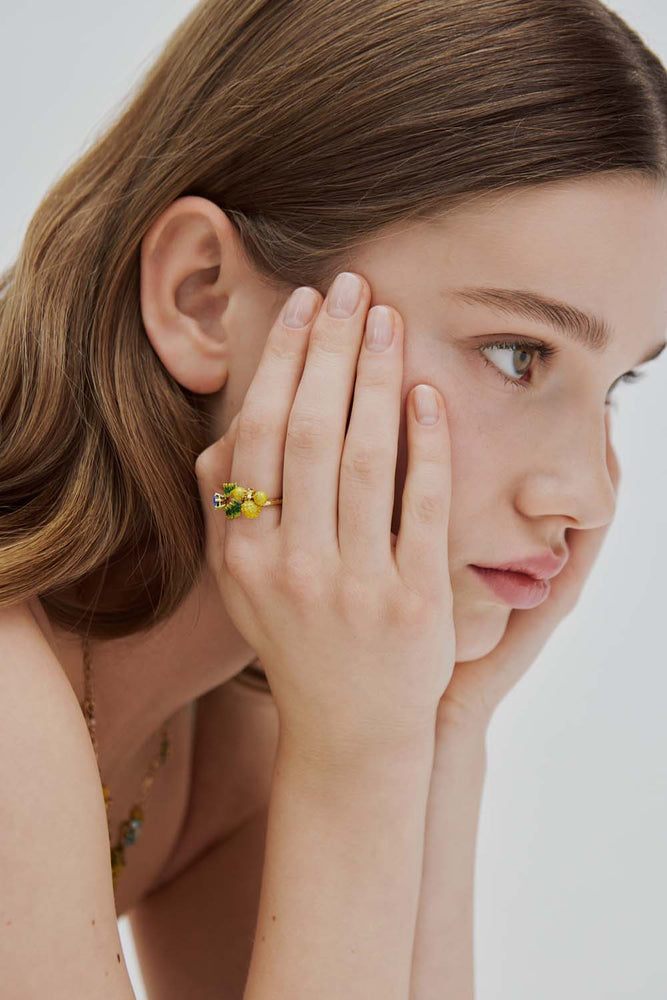 Gardens In Provence Mimosa Adjustable Ring