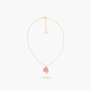 ✨USA EXCLUSIVE✨ Language of Flowers Pink Hydrangea Pendant Necklace