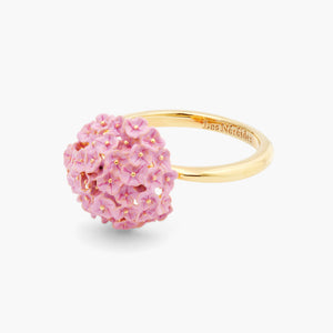✨USA EXCLUSIVE✨ Language of Flowers Pink Hydrangea Adjustable Ring