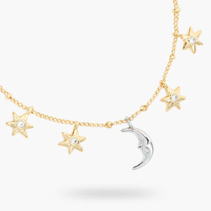 Stars and Moon Fine Charm Bracelet