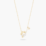 Moon and Star Pendant Necklace