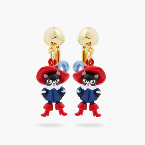 Charming Cat Clip-On Earrings