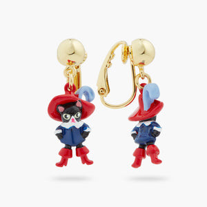 Charming Cat Clip-On Earrings