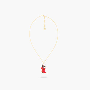 
            
                Load image into Gallery viewer, Charming Cat in a Red Boot Pendant Necklace
            
        