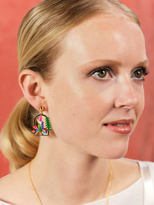 Hiking Gnome Post Earrings