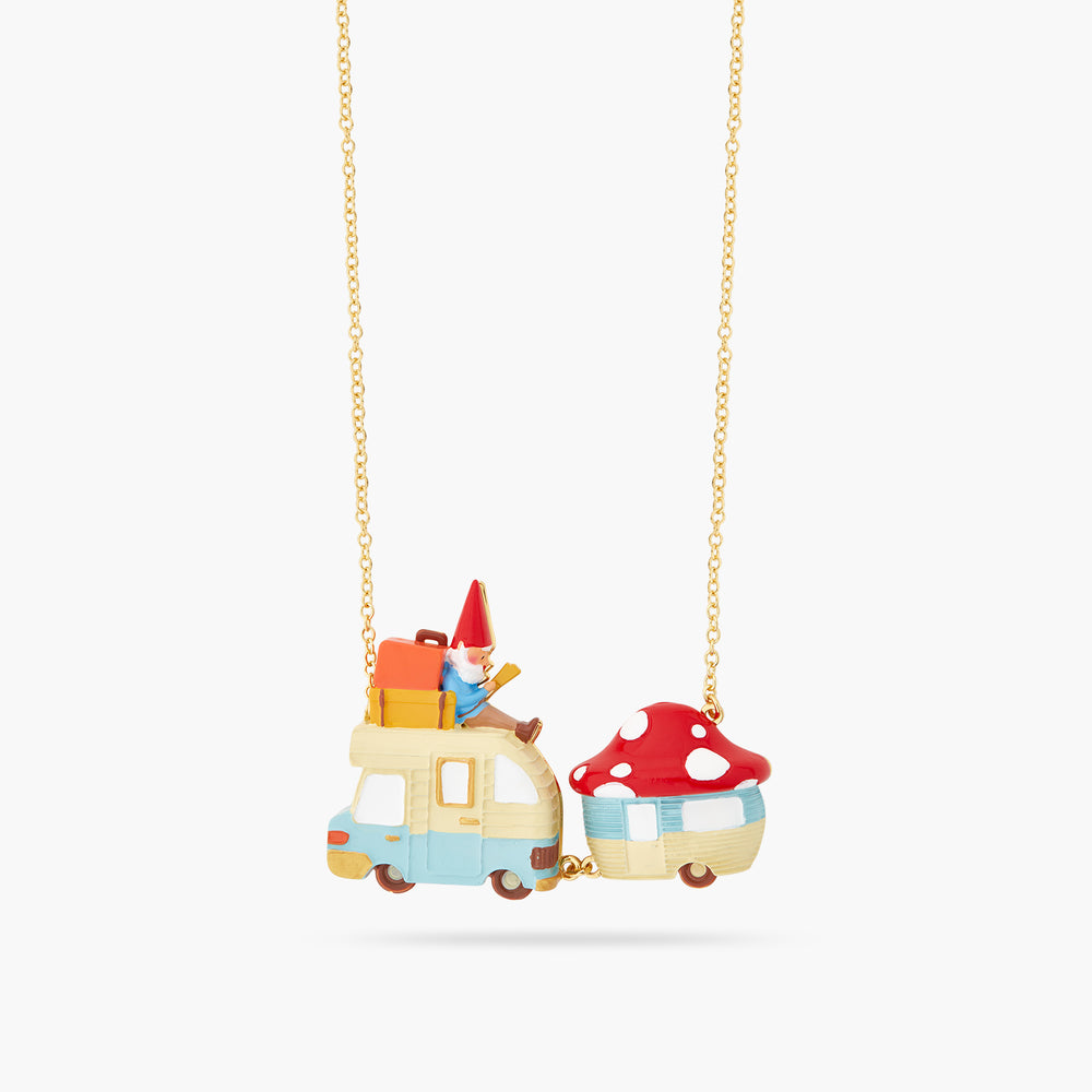 Toadstool Family Caravan Statement Necklace