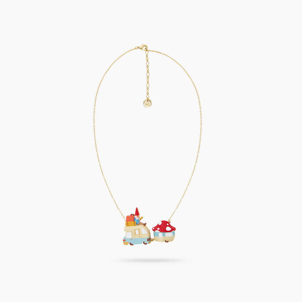 Toadstool Family Caravan Statement Necklace