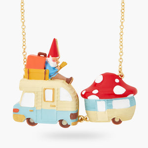 Toadstool Family Caravan Statement Necklace