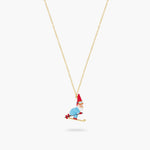 Garden Gnomes and Ski Pendant Necklace