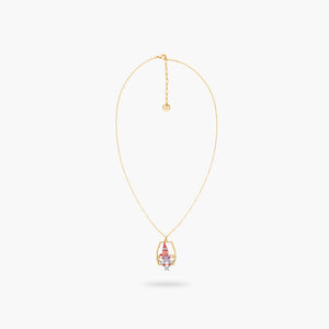 Garden Gnome and Chairlift Pendant Necklace