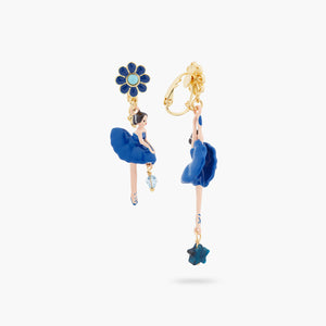 
            
                Load image into Gallery viewer, Mystery of the Nile Ballerina Asymmetrical Clip-on Earrings
            
        