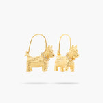 Les Néréides Loves Animals Westie Post Earrings