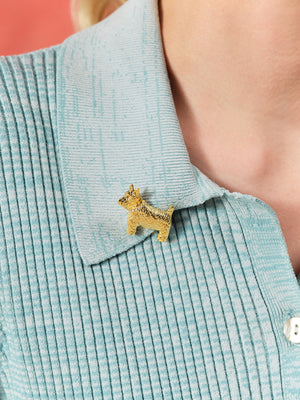 Les Néréides Loves Animals Westie Brooch