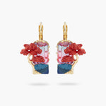 Rising Sun and Maple Tree Sleeper Earrings
