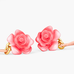 Mini Pas de Deux and Rosebud Clip-on Earrings