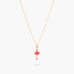 Mini Pas de Deux Queen of Flowers Pendant Necklace