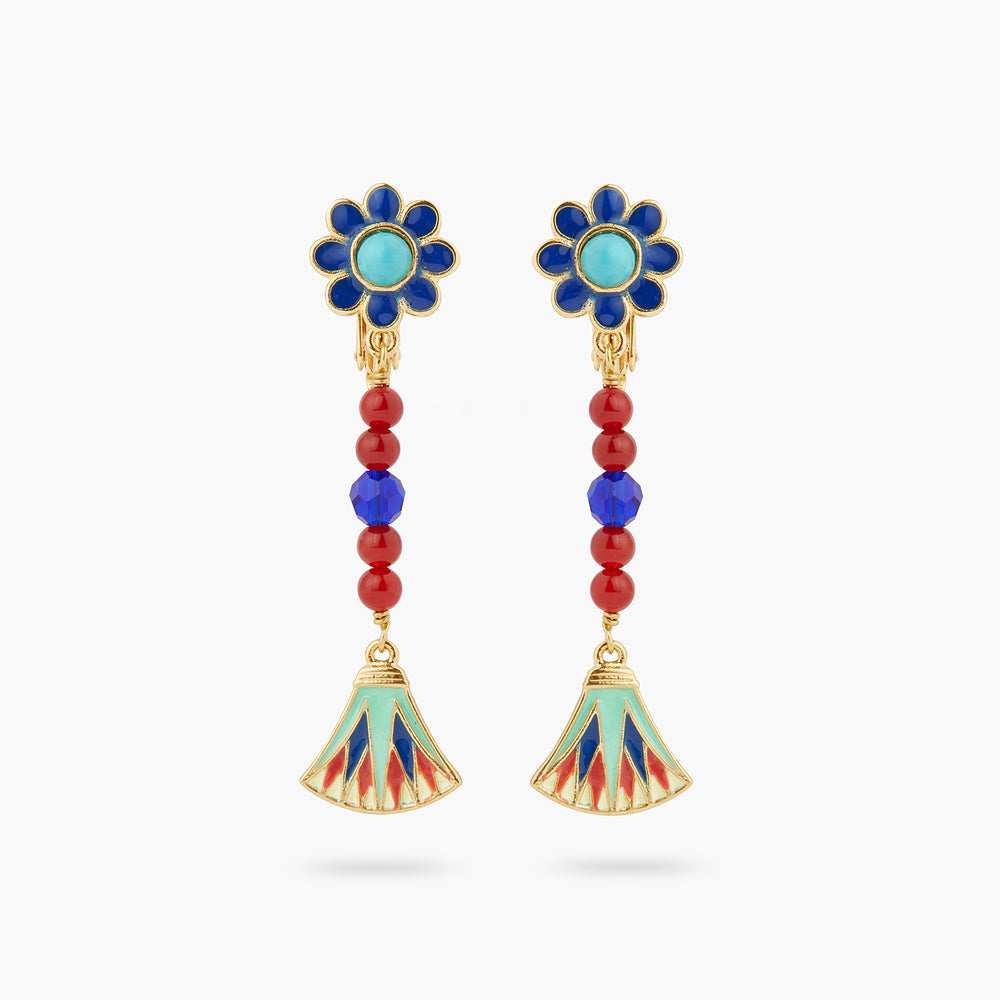
            
                Load image into Gallery viewer, Mystery of the Nile Clip-On Earrings
            
        