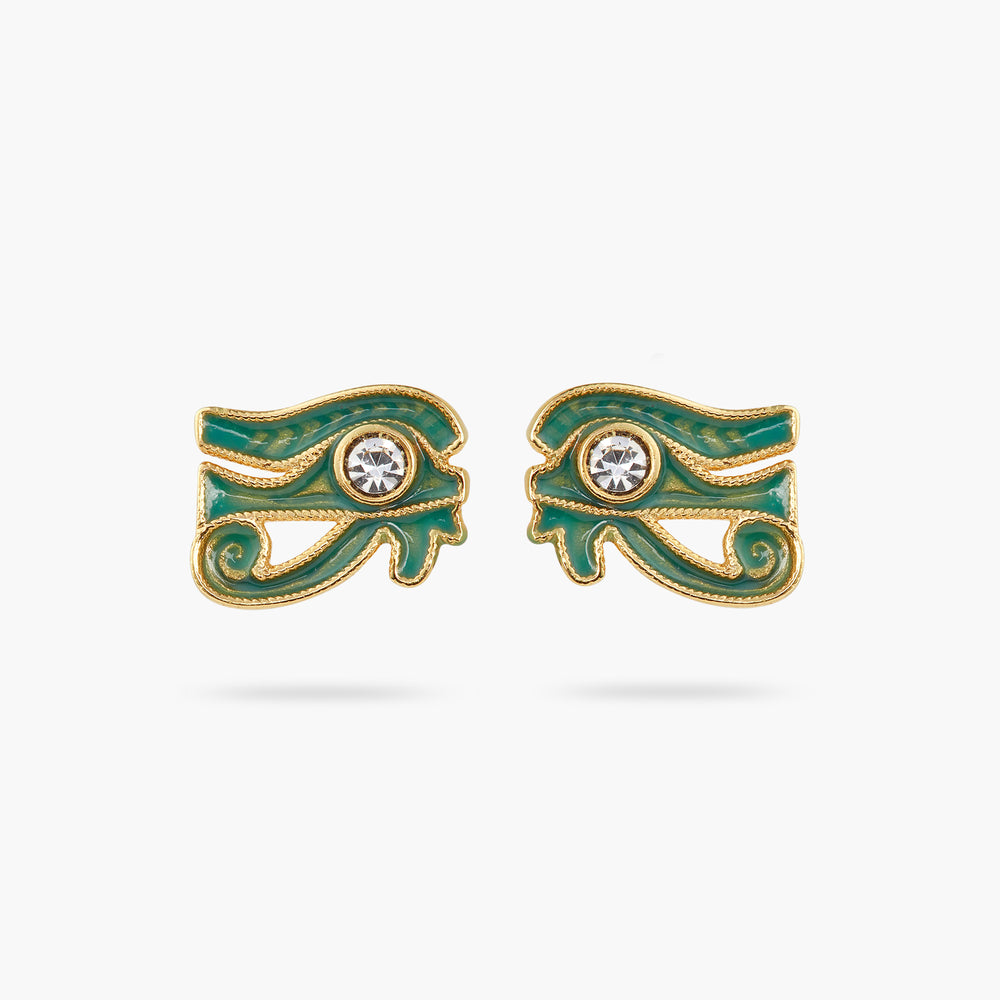 Evil Eye Post Earrings