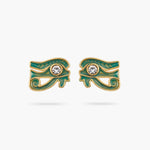 Evil Eye Post Earrings
