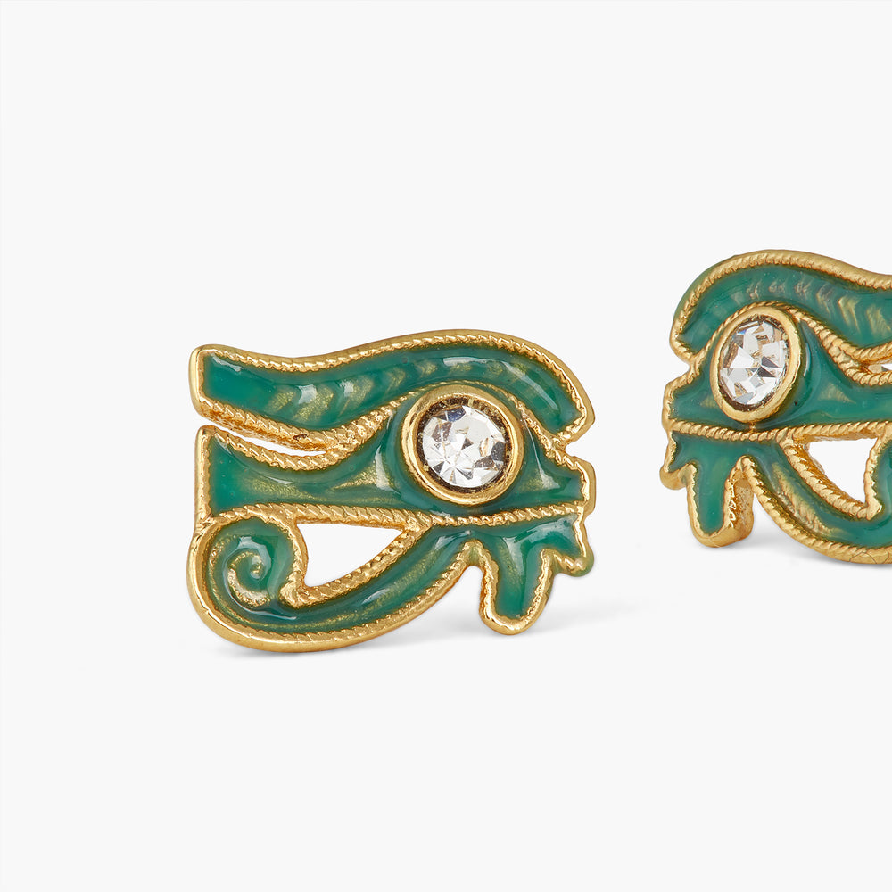 Evil Eye Post Earrings