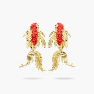 Koi Fish Clip-On Earrings