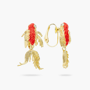 Koi Fish Clip-On Earrings