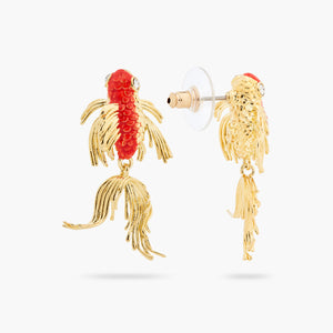 Koi Fish Post Earrings