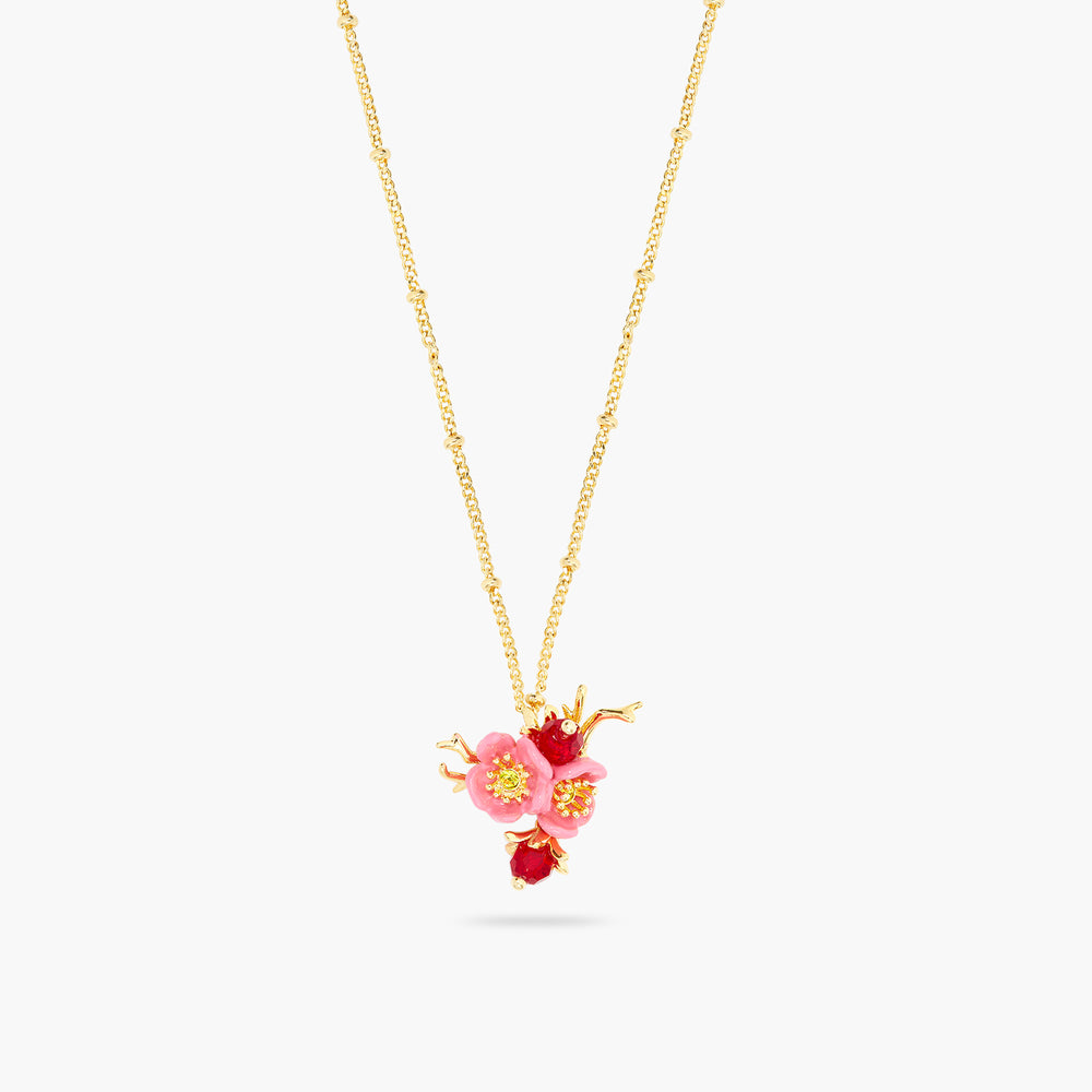 Plum Blossom Pendant Necklace