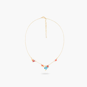 
            
                Load image into Gallery viewer, Kingfisher and Maple Leaf Statement Necklace
            
        