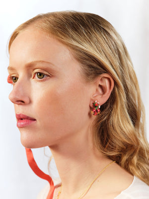 Radish and Ladybird Post Earrings