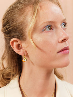
            
                Load image into Gallery viewer, Clementine Asymmetrical Sleeper Earrings
            
        