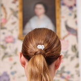 Gardenia and Cut-Glass Stone Hair Pin