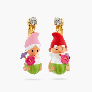 N2 Toadstool Family Couple and Cocktail Clip-On Earrings