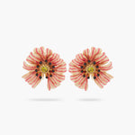 Cosmos Flower Clip-On Earrings
