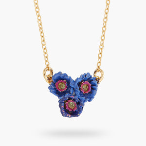 Anemone Flower Pendant Necklace