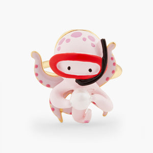 
            
                Load image into Gallery viewer, Pink Octopus Adjustable Ring
            
        