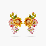 Wildflower Clip-On Earrings
