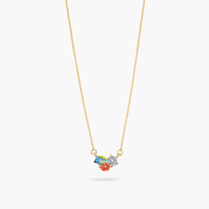 
            
                Load image into Gallery viewer, Blue Fish and Pink Anemone Pendant Necklace
            
        