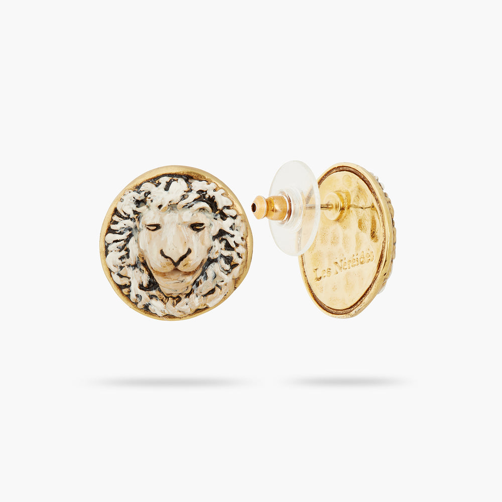 Lion of Saint Mark Post Earrings