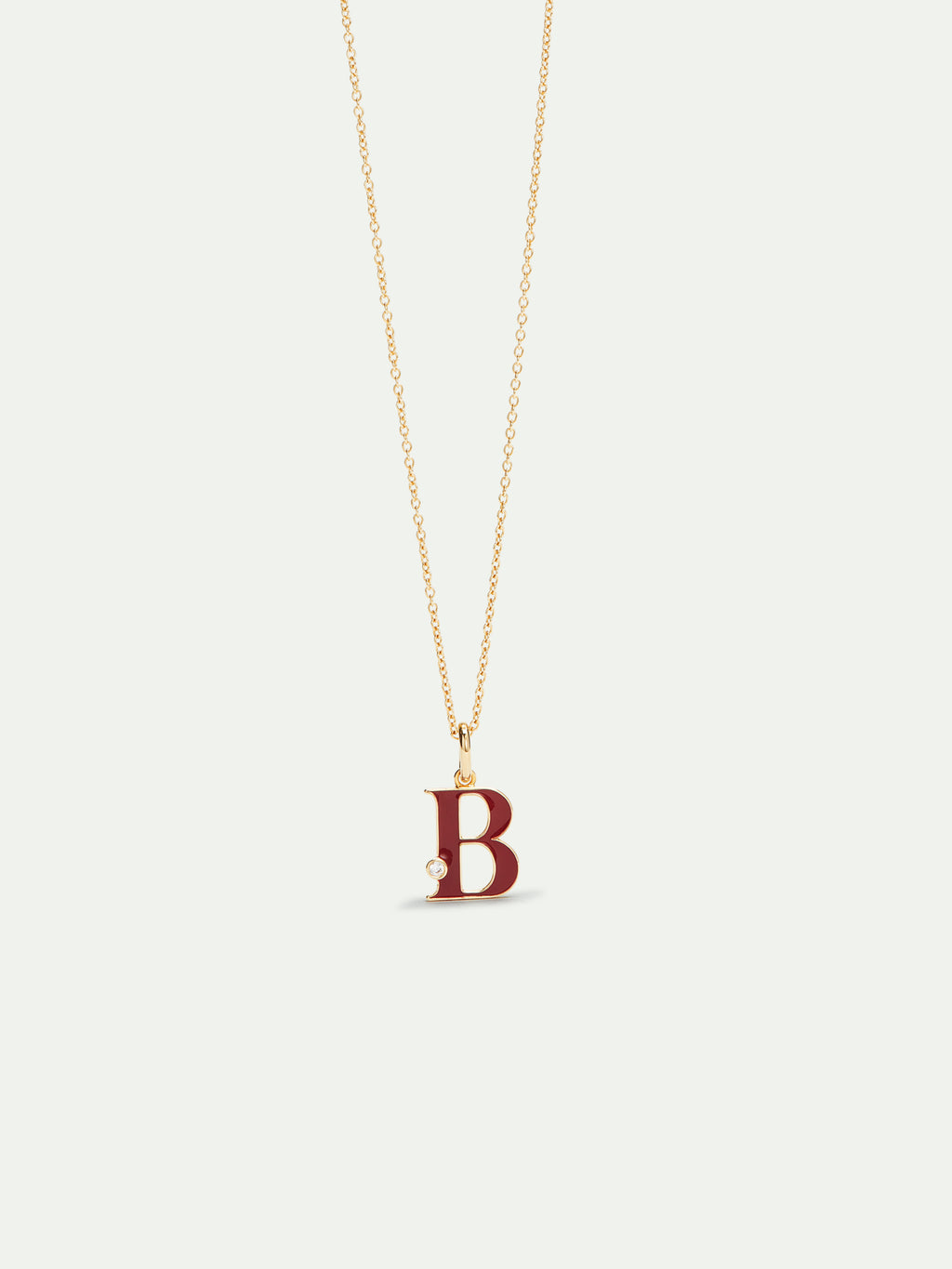アクセサリー Bott B logo necklace Hip Hop 3A+ CZ Stone Paved Bling Iced Out luminous Letter B