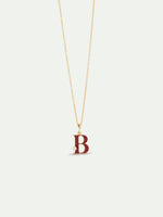 Letter B Pendant Necklace