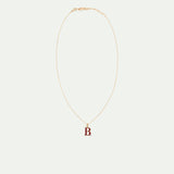 Letter B Pendant Necklace