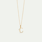Letter C Pendant Necklace